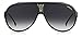 Carrera 65/N Endurance Sunglasses, Unisex Aviator Sunglasses with UV-Protective Lenses