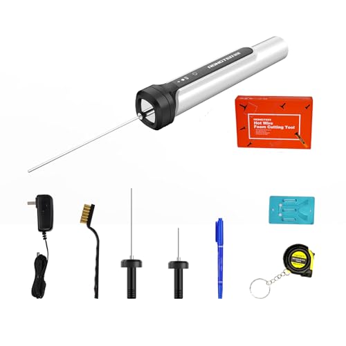 3 in 1 Foam Cutter Tool Kit, Up to 662 Degrees Fahrenheit White Foam Cutter Electric Foam Cutting Tool, Heated Foam Carving Knife Kit