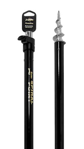 Dinsmores POWER DRIVE UMBRELLA POLE 3/4" O.D. 30",BLACK/SILVER
