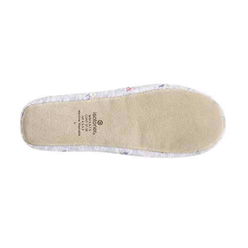 Image of isotoner Women's Embroidered Terry Ballerina Slippers