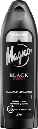 Magno Black Energy Shower Gel 600ml Revitalising Fragrance with Citrus Notes Magno Black Energy Shower Gel 600ml Revitalising Fragrance with Citrus Notes