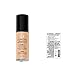 Milani Conceal + Perfect 2-in-1 Foundation + Concealer for a Flawless Complexion, Under Eye Corrector, Cover Redness and Imperfections, Waterproof and Sweatproof - 02A-Creamy Natural