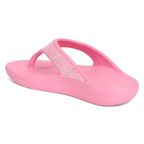 Image of GOLDSTAR SASHA-02 Pink Comfortable EVA Waterproof Slippers Flip Flops Chappals Cushioned Sliders Daily Use Slipper Slip-On Slipper /Sliders For Women