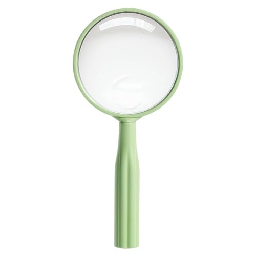 MQPALZKD 3X Handheld Reading Magnifier Acrylic Optical Lens Student Learning