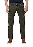  Timezone Herren Regular Roger 26-10035-05-3227 Hose, Grün (Olive Wood), W32/L32