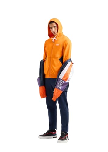 Combinaison coton brossé EA7 3DPV52 Armani avec logo dos