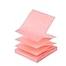 D.RECT ​​| Notes autocollantes Zig-Zag Z-Notes | 76x76mm | Rose | 100 Feuilles
