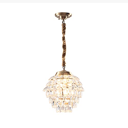 Plafonnier de personnalité en cristal pour une salle à manger chic