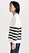 English Factory Women's Stripe Round Neck Sweater, Ivory/Black, XS