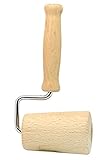 Farbe: Braun FACKELMANN Teigroller, Holz, braun, 17 x 8 x 4 cm