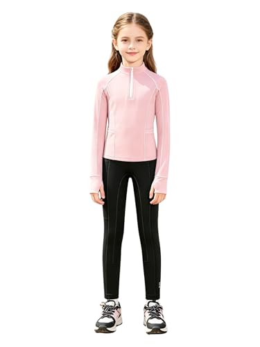 Ensemble d'équitation enfant avec patch en silicone et leggings jodhpur Hansber