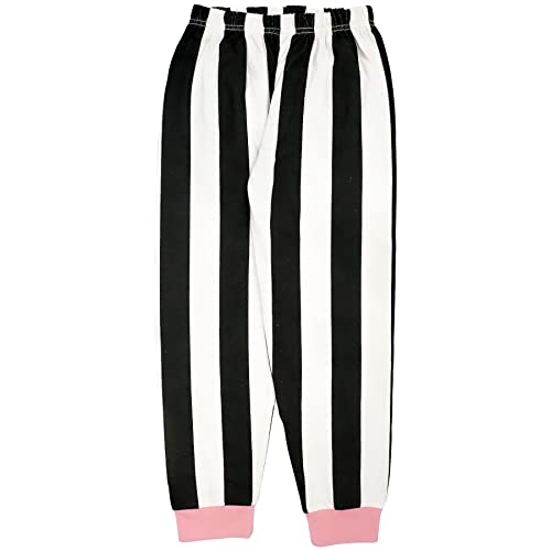 Girls Boys Christmas Lounge Suit PJs 2 Piece Festive Set Panda Animal Santa Baby Pink Top Bottom Loungewear3