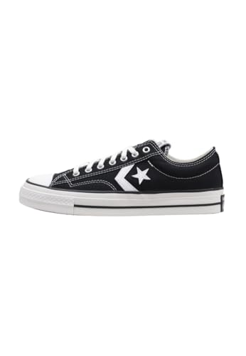 Converse, Unisex, Star Player 76 Premium Canvas, Black/Vintage White/Black, Men's 9, Women's 11, Medium