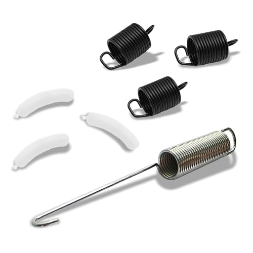 Washing Machine Repair Kit – Includes 3 Suspension Springs WP63907, 3 Tub Wear Pads 285744, and 1 Counterweight Balance W10250667 – Compatible with Maytag, Whirlpool, and Kenmore Washers