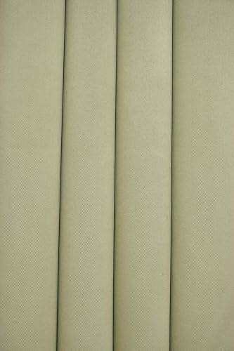 Image of 100% True Blackout Curtains 7 Feet, Set of 1 Panels | 300 GSM Heavy Room Darkening Polyester Cloth for Bedroom & Living Room | Thermal Insulated Heat & Noise Reducing (84x47 Inch, Green) | 100% Room Darkening Thermal Insulated Heat & Noise Reducing Curtains 7 feet long