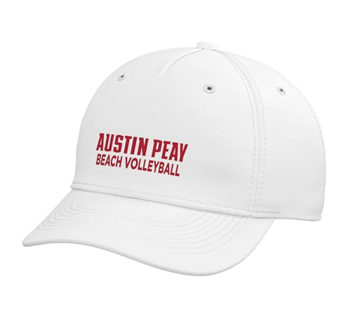 Austin Peay State Governors Beach Volleyball AP16 Adjustable Printed Baseball Hat, White