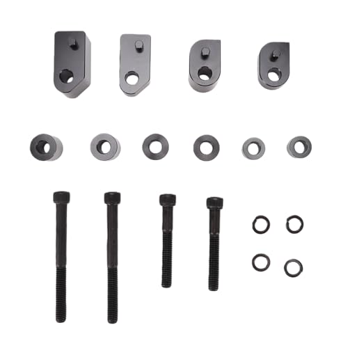Extensions de plancher de moto de 1 et 1.5 pouces pour Electra Glide et Touring 2009-2024