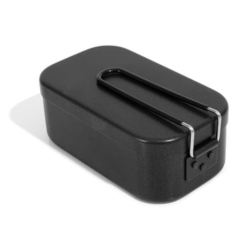 Illkjasfc Ollas de cocina para exteriores de aleación de aluminio con fácil de transportar, plegables para camping, trekking y comidas