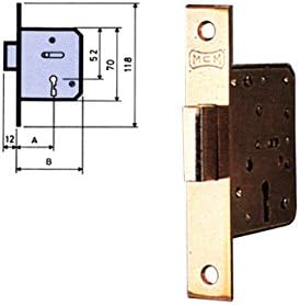 MCM Cerradura Embutir Madera M55169