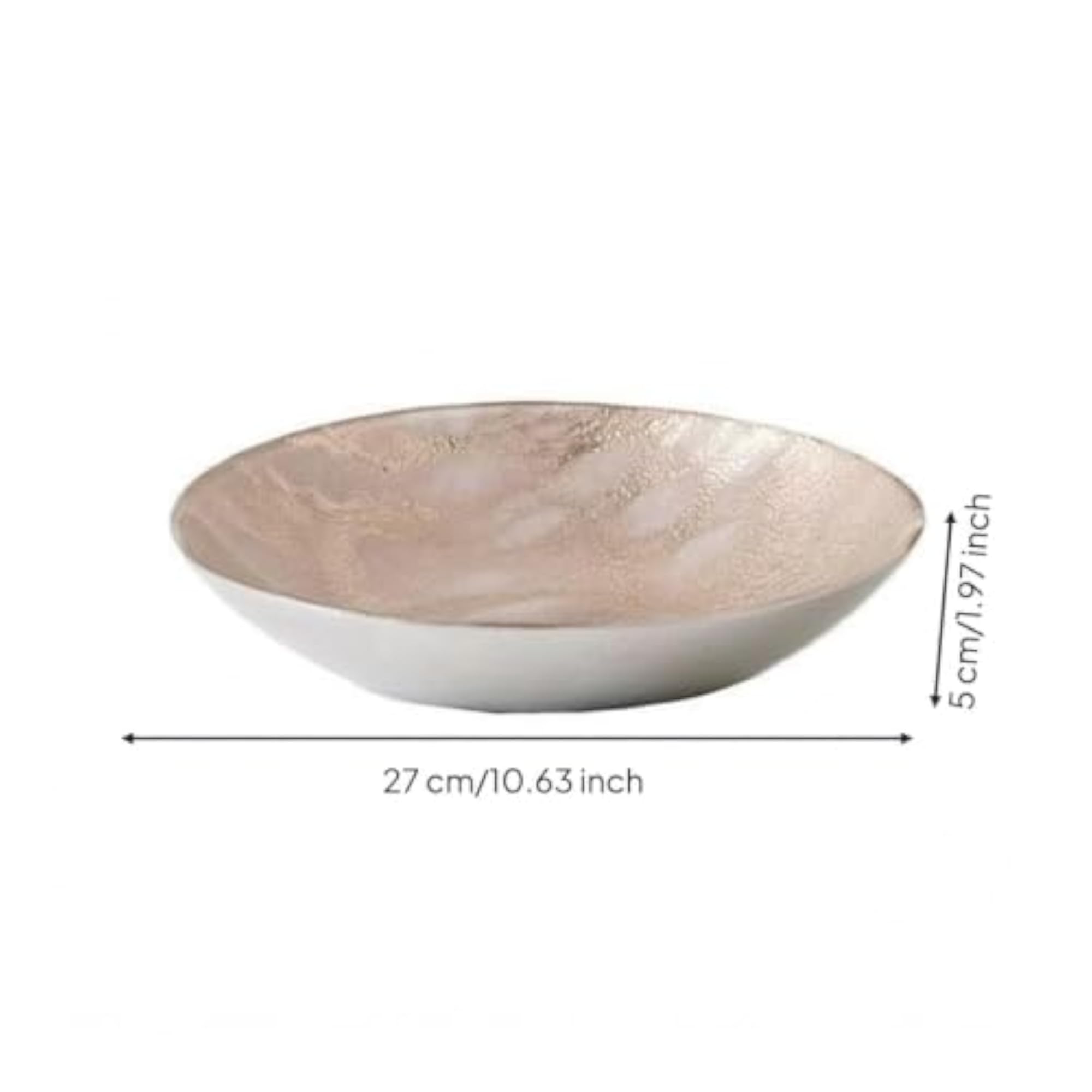 Handmade Glass Serving Plate for Decorators