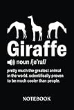 Photo Gallery giraffe notebook: funny giraffe lover definition noun giraffe | notebook/journal to capture your brilliant thoughts and ideas | blank lined notebook ... gift for giraffe lovers; 6 x 9"; 120 pages Photo Gallery giraffe notebook: funny giraffe lover definition noun giraffe | notebook/journal to capture your brilliant thoughts and ideas | blank lined notebook ... gift for giraffe lovers; 6 x 9"; 120 pages