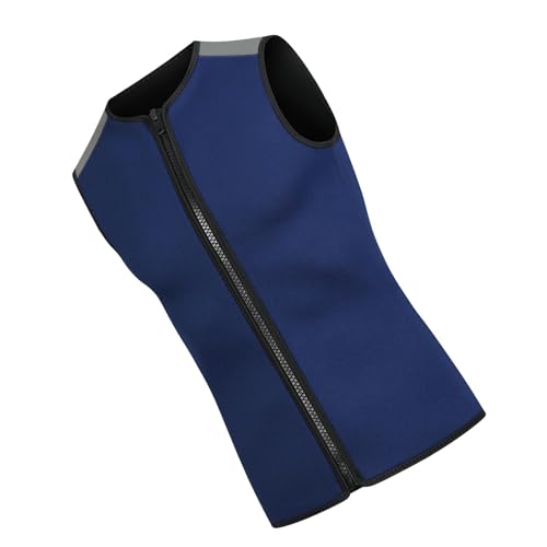 Chaleco térmico sin mangas de neopreno 3mm, unisex con cierre, para natación, snorkel, surf y buceo miniatura 7