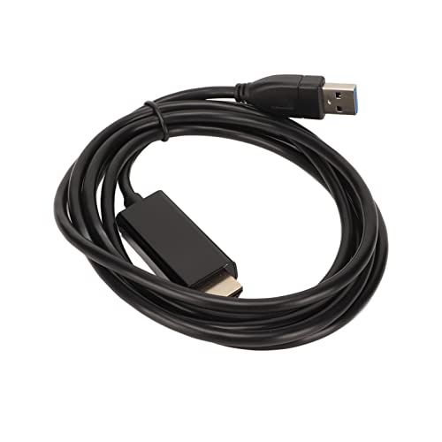 Adaptador USB 3.0 a HDMI 4K con vídeo 3D y cable blindado plug and play para televisión