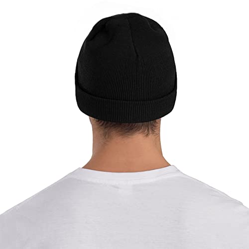 VunKo Unisex Bee Fluffy Beanie für Männer und Frauen Cuffed Plain Knit Hat Winter Weiche Warme Beanies Hüte Kappe, Französische Bulldogge spähende Hunde, Einheitsgr��e