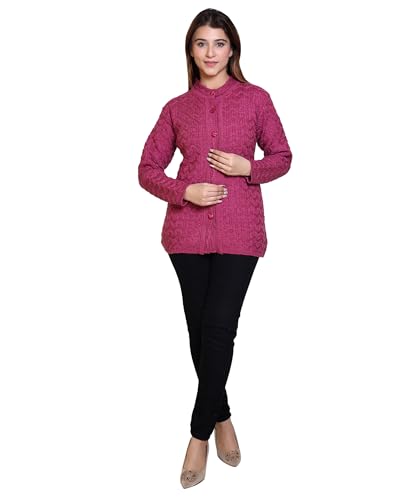 Image of Grand Line Winter wear Acrylic Lady Cardigan /Sweater for Casual and Evening outings