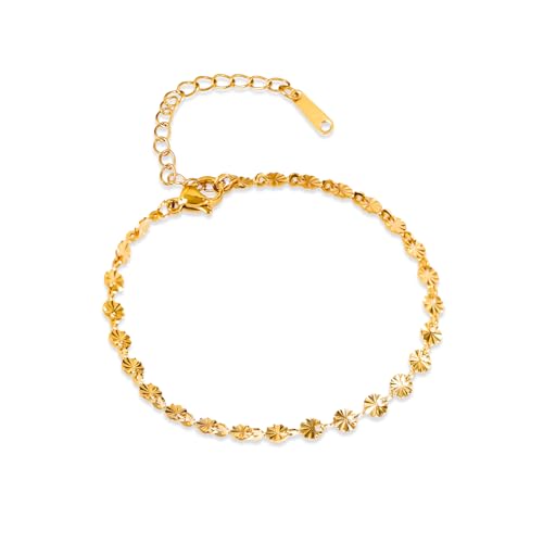 Image of Rubans Demi Fine Stainless Steel Bracelet Waterproof Gift for Women & Girls