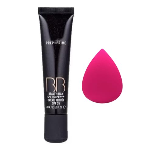 Prep + Prime BB Beauty Balm SPF 35 Foundation 40ml For All Skin Tone With makeup sponge puff. combo (set of 2)-image-3