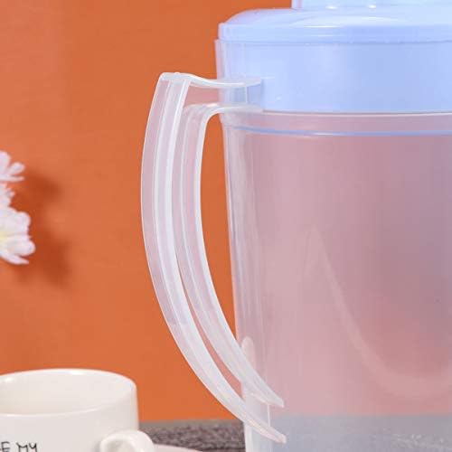 Yardwe Large Water Pitcher with Lid Plastic Water Carafe Iced Tea Pitcher Jug for Water Tea Juice Lemonade Beverage 2L Blue