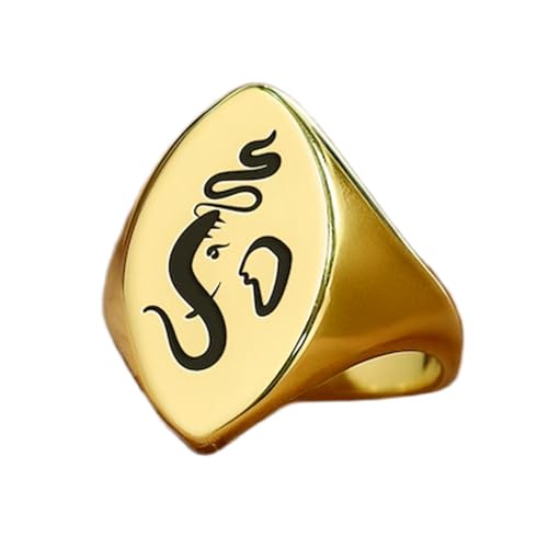 Bague Ganesh gravée en argent forme marquise, le bijou cadeau idéal