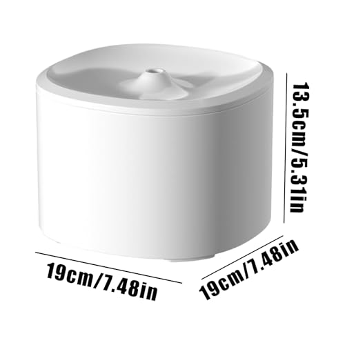 Fuente para gatos silenciosa de 3 litros con dispensador automático y filtro 6