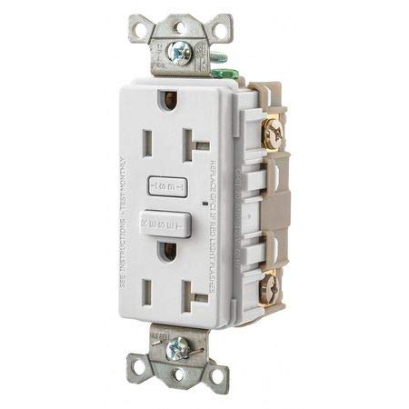 GFCI Receptacle, Self-Testing, 2 Poles