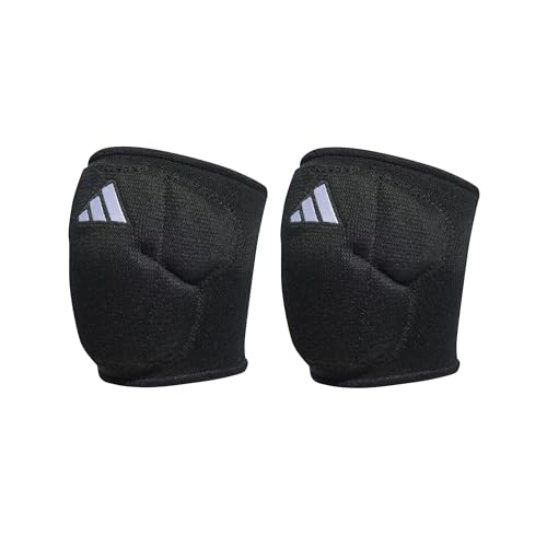 Adidas Unisex-Kids 5-Inch Youth Volleyball Kneepads Black/White Medium