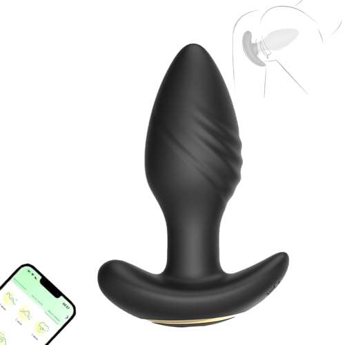 Anal Toys Vibrator Sex Toys,Anal Plug with 10 Vibration, Adult Sex Toy Silicone Anal Toys Butt Plug Remote Control Clitoris G Spot Anal Stimulator