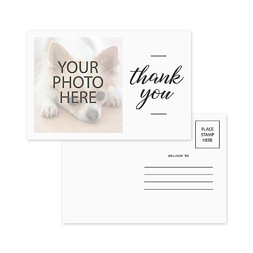 Thank You Page Optimization: The Smarter Way to Turn Attention Into Subscribers 4 SBLABELS Personalized Photo Script Thank You Postcards / 50 Custom Appreciation Classic Mailing Postcards / 4" x 6" Flat Postcard/Elegant Fill In Appreciation Thanks Cards/Made In The USA