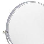 Amazon Basics Wall Mount Round Vanity Mirror, 1X/5X Magnification, Chrome, 12.8"L x 10"W - Image 3