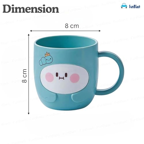 Image of FunBlast Milk Mug for Kids - 350 Ml; Unbreakable Mug for Kids, Milk Mugs for Kids Unbreakable - Milk Drinking Cup for Kids (SeaGreen2)
