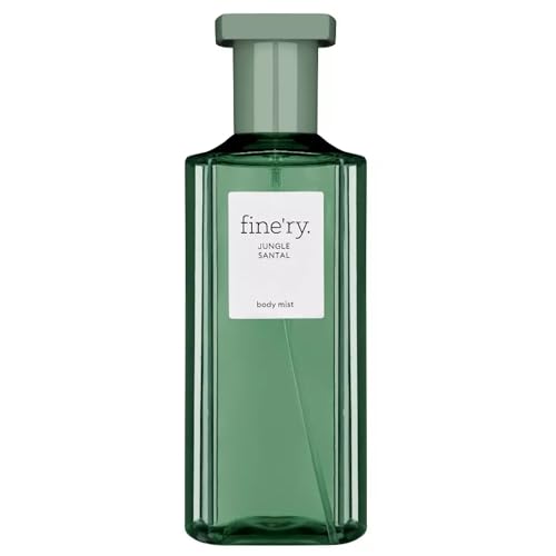 Image of Fine'ry Woody Jungle Santal Hair + Body Fragrance Mist Spray for Women & Men, Earthy Scent with Papyrus Wood, Indian Cardamom, Black Oolong Tea, Cruelty-Free, Long-Lasting Gift for Her (5 Fl Oz)