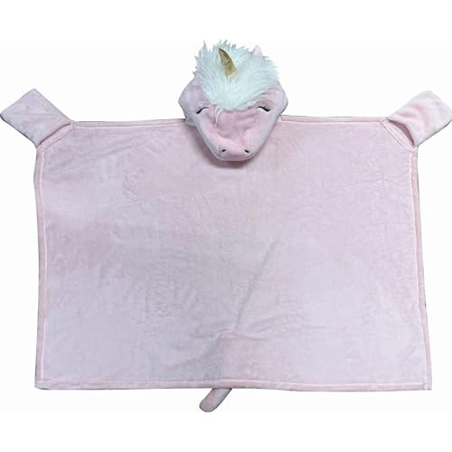Unicorn Hooded Blanket for Kids – Soft Plush Toddler Blanket Hooded, Cozy Kids Blanket with Hood, Wearable Unicorn Towel Unisex.