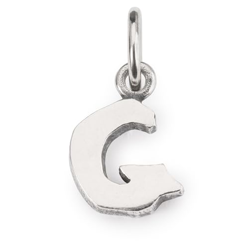 Trollbeads Ciondolo A Forma Di Lettera Per Braccialetto Catena Portachiavi Idea Regalo Argento Sterling Tagbe-20270 - Tagbe-20296, Misura Unica, Argen