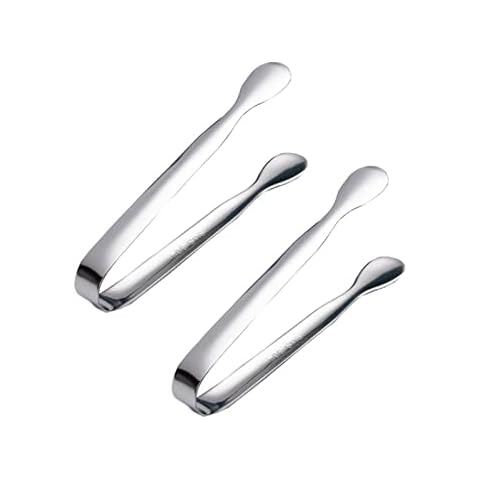 Yesmin 2 Pcs 4 Inch Stainless Steel Tongs Cover