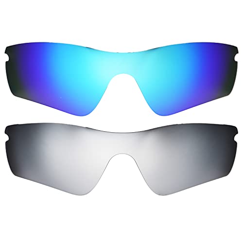 Lentilles Oakley Radar Path compatibles avec traitement bleu titane anti-éblouissement