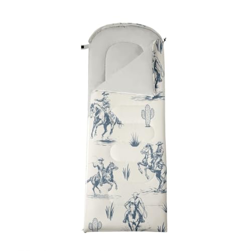 Feelyou Bolsa de Dormir Infantil Western para Camping 3 Estaciones con Saco de Compresión, Portátil para Interior y Exterior miniatura 3