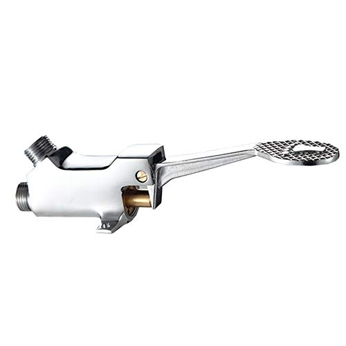 AXWT Floor-Standing Installation Taps Foot-Operated Hot and Cold Water Faucet Switch Mixing Valve