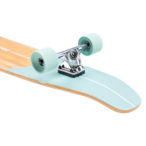 Retrospec Zed Longboard Skateboard Complete Cruiser | Bamboo & Canadian Maple Wood Cruiser w/Reverse Kingpin Trucks for Commuting, Cruising, Carving & Downhill Riding - image 4