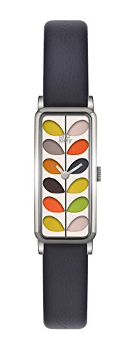 Preisvergleich Produktbild Orla Kiely Damenuhr Datum Quarz mit Lederarmband OK2131