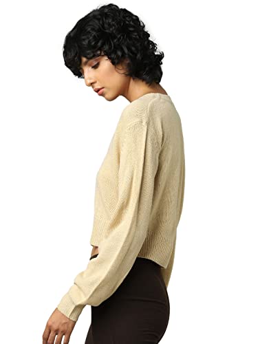 Image of Only Women's Acrylic V-Neck Sweater